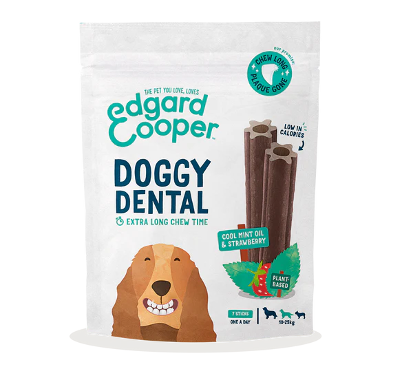 EDGARD COOPER Doggy Dental Morango & Hortelã Cool M