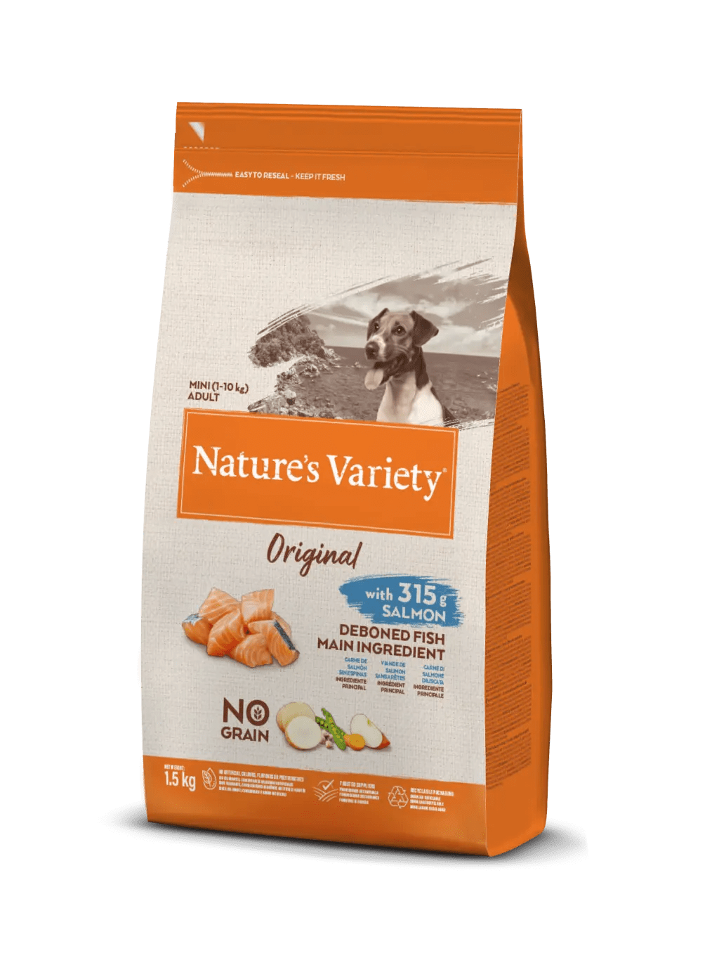 NATURE’S VARIETY Original No Grain Mini Salmão