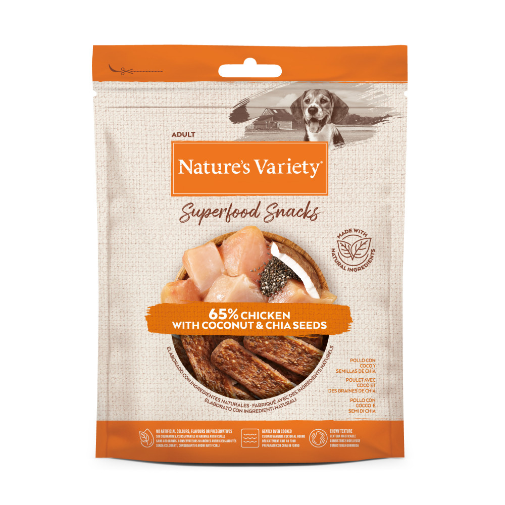 NATURE'S VARIETY Superfood Snacks de Frango